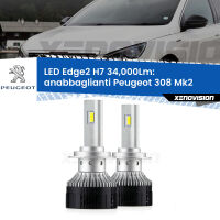 Anabbaglianti LED H7 34,000Lm per Peugeot 308 Mk2 fari lenticolari