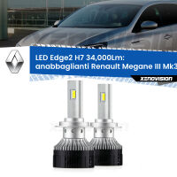 Anabbaglianti LED H7 34,000Lm per Renault Megane III Mk3 2008 - 2015