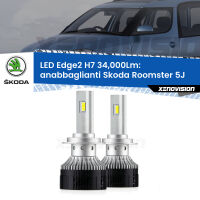 Anabbaglianti LED H7 34,000Lm per Skoda Roomster 5J fari lenticolari