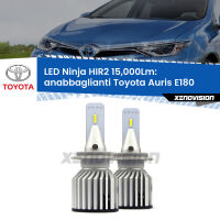 Anabbaglianti LED HIR2 15,000Lm per Toyota Auris E180 2012 - 2018 FINE SERIE: NO GARANZIA