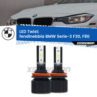 Fendinebbia LED BMW Serie-3 F30, F80 2012 - 2019: Twist 11,000Lm