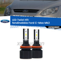 Fendinebbia LED Ford C-Max Mk2 2011 - 2019: Twist 11,000Lm