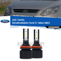 Fendinebbia LED Ford C-Max Mk2 2011 - 2019: Twist 11,000Lm