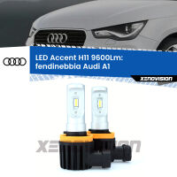 Fendinebbia LED H11 9600Lm per Audi A1  2010 - 2018 FINE SERIE: NO GARANZIA