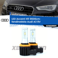 Fendinebbia LED H11 9600Lm per Audi A3 8V 2013 - 2016 FINE SERIE: NO GARANZIA