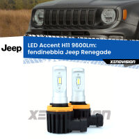 Fendinebbia LED H11 9600Lm per Jeep Renegade  2014 in poi FINE SERIE: NO GARANZIA