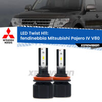 Fendinebbia LED Mitsubishi Pajero IV V80 2007 - 2021: Twist 11,000Lm