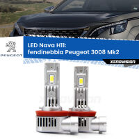 Fendinebbia LED Peugeot 3008 Mk2 2016 in poi: Nava 20,000Lm