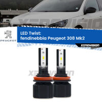 Fendinebbia LED Peugeot 308 Mk2 2013 - 2019: Twist 11,000Lm