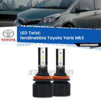 Fendinebbia LED Toyota Yaris Mk3 2010 - 2019: Twist 11,000Lm