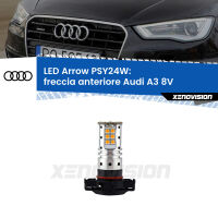 Freccia Anteriore LED Audi A3 8V con fari xenon: PSY24W Arrow