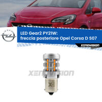 Freccia posteriore LED Opel Corsa D S07 faro bianco: PY21W Gear2 FINE SERIE: NO GARANZIA