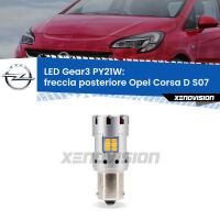 Freccia posteriore LED Opel Corsa D S07 faro bianco: PY21W Gear3