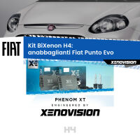 H4: Kit Bi Xenon Fiat Punto Evo  (2009 - 2015) Specifico Zero-Spie