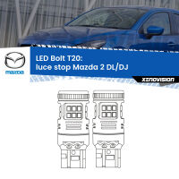 Luce Stop LED Mazda 2 DL/DJ 2014 - 2018: T20 Bolt