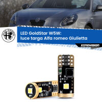 Luce Targa LED Alfa romeo Giulietta  2010 in poi: T10 GoldStar