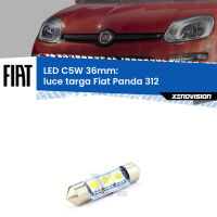 Luce Targa LED c5w 36mm Fiat Panda 312 2012 in poi