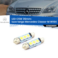 Luce Targa LED c5w 36mm Mercedes Classe-M W164 2005 - 2011 (Coppia)