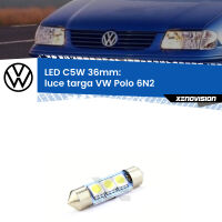 Luce Targa LED c5w 36mm VW Polo 6N2 1999 - 2001