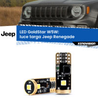 Luce Targa LED Jeep Renegade  2014 in poi: T10 GoldStar