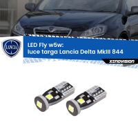 Luce Targa LED Lancia Delta MkIII 844 2008 - 2014: W5W Fly