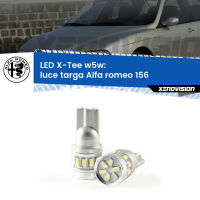 Luce Targa LED per Alfa romeo 156  1997 - 2005: W5W X-Tee