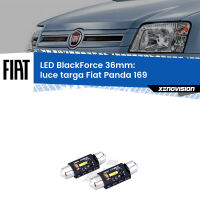 Luce Targa LED per Fiat Panda 169 2003 - 2012: BlackForce C5W 36mm