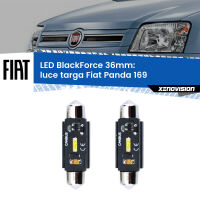 Luce Targa LED per Fiat Panda 169 2003 - 2012: C5W BlackForce 36mm (Coppia)