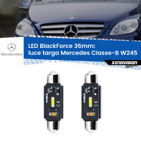 Luce Targa LED per Mercedes Classe-B W245 2005 - 2011: C5W BlackForce 36mm (Coppia)