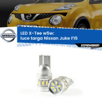 Luce Targa LED per Nissan Juke F15 2010 - 2018: W5W X-Tee