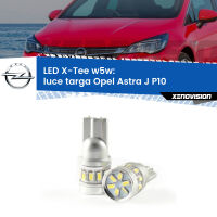 Luce Targa LED per Opel Astra J P10 2009 - 2015: W5W X-Tee