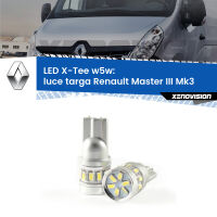 Luce Targa LED per Renault Master III Mk3 2010 in poi: W5W X-Tee