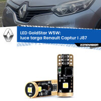 Luce Targa LED Renault Captur I J87 2013 - 2015: T10 GoldStar