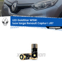 Luce Targa LED Renault Captur I J87 2013 - 2015: W5W GoldStar