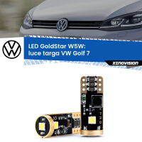 Luce Targa LED VW Golf 7  2012 - 2019: T10 GoldStar