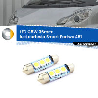 Luci Cortesia LED c5w 36mm Smart Fortwo 451 2007 - 2014 (Coppia)