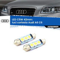 Luci Cortesia LED c5w 42mm Audi A6 C6 2004 - 2011 (Coppia)