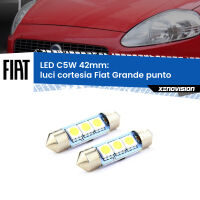 Luci Cortesia LED c5w 42mm Fiat Grande punto  2005 - 2018 (Coppia)