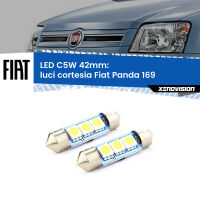 Luci Cortesia LED c5w 42mm Fiat Panda 169 2003 - 2012 (Coppia)