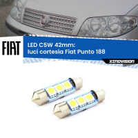 Luci Cortesia LED c5w 42mm Fiat Punto 188 1999 - 2010 (Coppia)