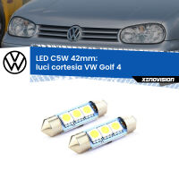 Luci Cortesia LED c5w 42mm VW Golf 4  1997 - 2005 (Coppia)