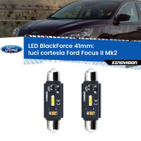 Luci Cortesia LED per Ford Focus II Mk2 2004 - 2011: C5W BlackForce 41mm (Coppia)