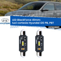 Luci Cortesia LED per Hyundai I20 PB, PBT 2008 - 2015: C5W BlackForce 41mm (Coppia)