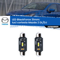 Luci Cortesia LED per Mazda 2 DL/DJ 2014 in poi: C5W BlackForce 31mm (Coppia)