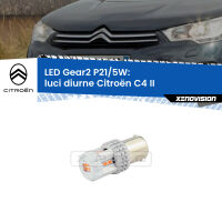 Luci diurne LED Citroën C4 II 2009 - 2016: P21/5W Gear