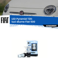 Luci diurne LED Fiat 500  2007 - 2014: T20 Pyramid