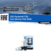 Luci diurne LED Fiat 500L  2012 - 2017: T20 Pyramid