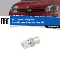 Luci diurne LED Fiat Panda 312 2012 in poi: P21/5W Gear