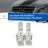 Luci diurne LED H15 24,000Lm per Mercedes Vito W447 2014 in poi