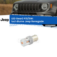 Luci diurne LED Jeep Renegade  2014 in poi: P21/5W Gear